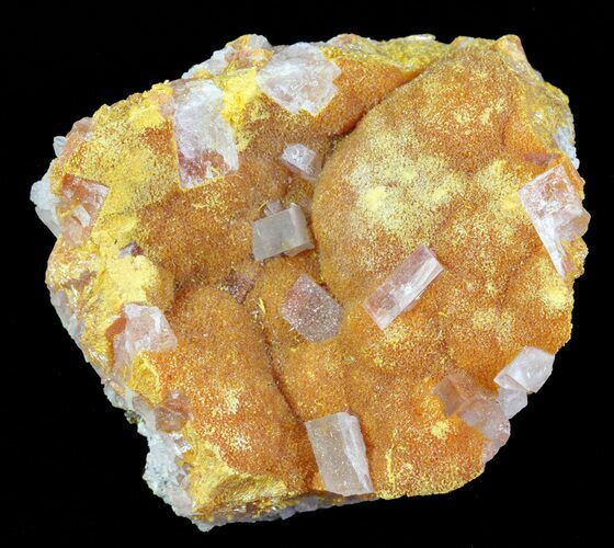 Orpiment With Barite Crystals - Peru #63800